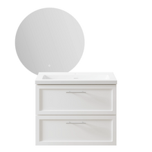 Dunes 800mm White Vanity & LED Mirror Package